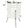 4-frame diagonal manual honey extractor, Ø600, universal basket, with a stainless valve - MINIMA